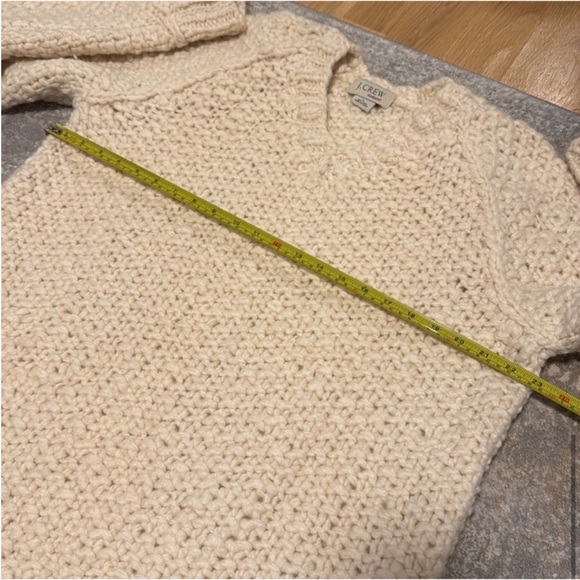 NWT J. Crew 100% Wool Handknit Fisherman Sweater - Picture 11 of 13